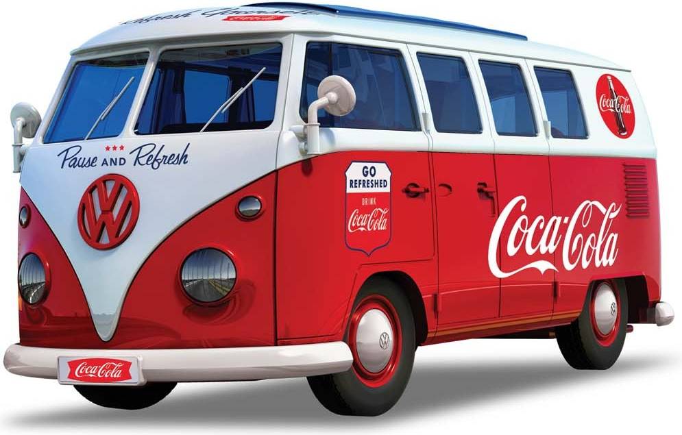 Verzoekschrift Achternaam Haven AFPJ6047 - Coca-Cola VW Camper Van - Quick Build By AIRFIX @ Great Hobbies