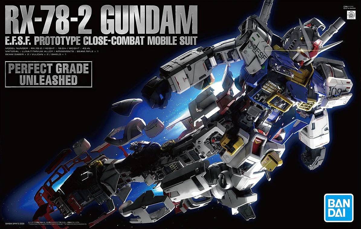 BAN5060765 - 1/60 PGU RX-78-2 Gundam Perfect Grade Unleashed By