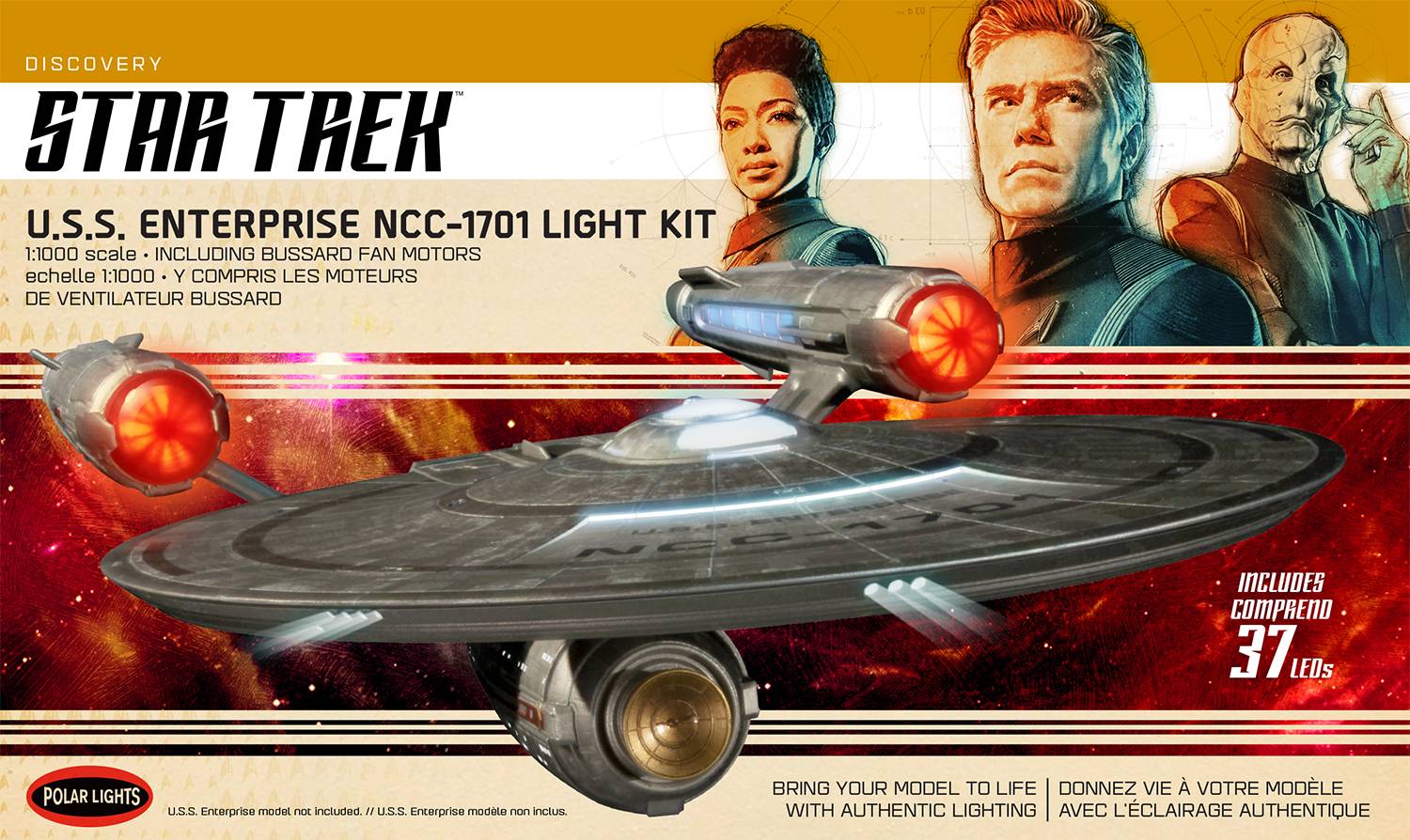 1/1000 Star Trek Discovery USS Enterprise Light Kit