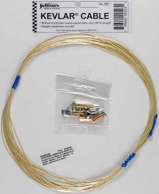 SUL523 - Bulk Kevlar Pull-Pull Cable 30' By SULLIVAN @ Great Hobbies