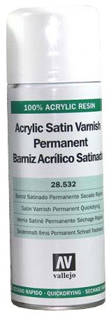 Vallejo: Spray - Acrylic Satin Varnish (400ml)
