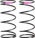 X-Gear 13mm Buggy Front Springs 3X Hard 6.00T Pink