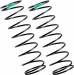 X-Gear 13mm Buggy Rear Springs 2X Hard 9.25T Green