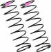 X-Gear 13mm Buggy Rear Springs 3X Hard 9.00T Pink