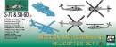 1/700 Modern Anti-Submarine Helicopter Set A: S70 & SH60 (12)