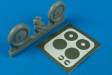 1/32 Bf109G Wheels & Paint Masks For HSG