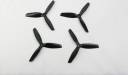 Prop Multirotor Set - 5 x 4 3-Blade (2CW/2CCW) Durable Black