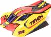 1/8 Typhon 4X4 Clipless Painted Decaled Body (Yellow)