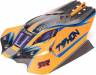 1/8 Typhon 4X4 Clipless Painted Decaled Body (Orange)