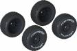 Dboots 'Fortress' Tire Set Glued (Black) (2pr)