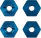 Blue Aluminum 1:14 Wheel Hexes