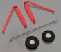 Landing Gear Set w/Wheels Micro DH.82 Tiger Mot