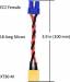 High Quality XT30 Male To EC2 Female Conversion Cable