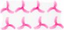 D63 Ducted PC 3-Blade 1.5mm - Pink (4pr)