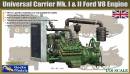 1/16 Ford V8 Engine For Universal Carrier Mk. I & II