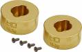 Brass Rear Hub 15.5g AX24 SCX24