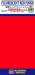 Fluorescent Red Finish 90mm x 200mm