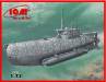 1/72 WWII German U-Boat Type XXVIIB Seehund (Early) Midget Submar