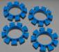 Satellite Tire Gluing Rubber Bands Blue (4)