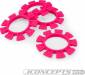 Satellite Tire Gluing Rubber Bands Pink