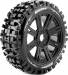 B-Ulldoze 1/8 Buggy (Soft) 17mm Hex Spoke/Black Wheels (2)