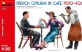 1/35 French Civilians in Cafe 1930-40s Figures