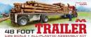 1/25 48' Flatbed Trailer w/Cambered Deck
