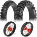 Pro-Spec Wheel Black/Red MX33/MX14 Wheel/Tire Set P-MX