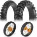 Pro-Spec Wheel Black/Gold MX33/MX14 Wheel/Tire Set P-MX