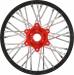 1/4 Pro-Spec Alum V2 Bead Rear Wheel Assembled Black/Red Pro-MX