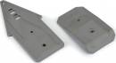 Bash Armor F/R Skid Plates (Stone Gray) For Arrma 3S Vehicles