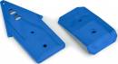 Bash Armor F/R Skid Plates (Blue) For Arrma 3S Vehicles