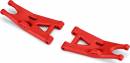 Bash Armor Front Suspension Arms (Red) For Arrma 3S Vehicles