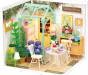 DIY Miniature House Kit Blooming Tea Garden