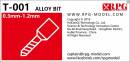 Alloy Bit Set 0.3mm-1.2mm (10)