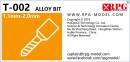 Alloy Bit Set 1.1mm-2.0mm (10)