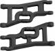 Offset-Compensating Front A-Arms Slash 2WD Black