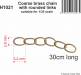 30cm Coarse Brass Chain With Rounded Links - Suitable for 1/35
