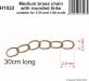 30cm Medium Brass Chain With Rounded Links - Suitable 1/35 1/48