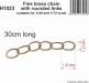 30cm Fine Brass Chain With Rounded Links - Suitable 1/48 1/72