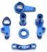 Prec Alum HD Steering Bellcrank Set Slash 4x4 Blue