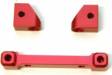 Alum Front Hinge-Pin Mounts 3 Pcs 4-Tec 2.0 Red