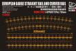 1/35 720mm European Gauge Straight Rail & Curve