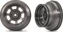 Wheels Dirt Oval Graphite Gray Dual Profile 2WD Front Only