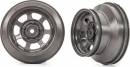 Wheels Dirt Oval Graphite Gray Dual Profile 4WD Front/Rear