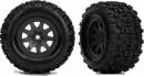 Tires & Wheels Assembled (Black w/Satin Beadlock Wheels Dual 2.1