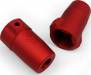 Axial SCX10 Lockouts Red Anodized