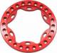 OMF 1.9 Scallop Beadlock Red Anodized