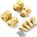 *REORDER WAGACC24WE7BR* SCX24 7mm Wheel Extensions (4)