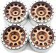 SCX24 Aluminum Beadlock Wheels Bronze (4)